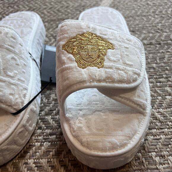 Versace Medusa Head platform slippers Sz 45 - Picture 6 of 7